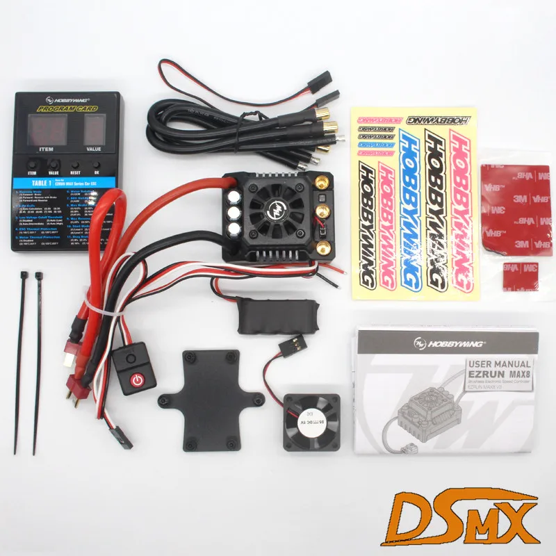Новинка водонепроницаемые бесщеточные контроллеры скорости Hobbywing EZRUN MAX8 V3 1/8 a для