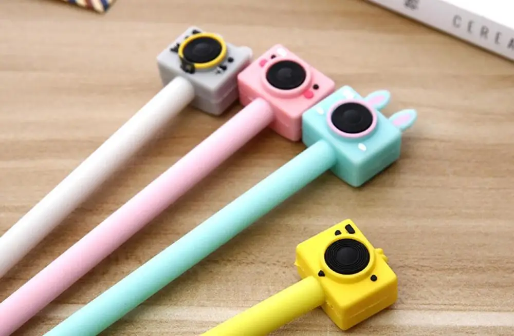Корейская креативная фотокамера ручка с гелевыми чернилами для школьников