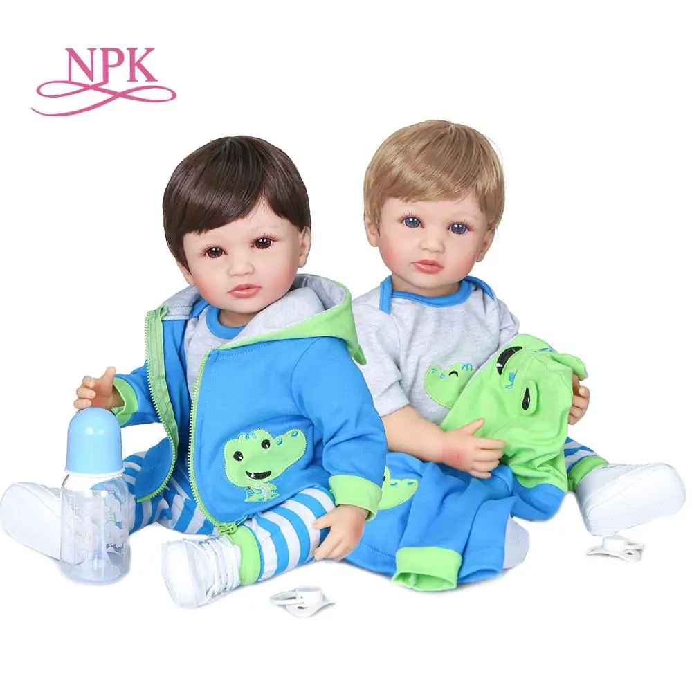 

22 Inches Baby Reborn Dolls For Children Toddler Full Body Silicone Girl 55CM Silicone Christmas Gift Vinyl Toys With Clothes