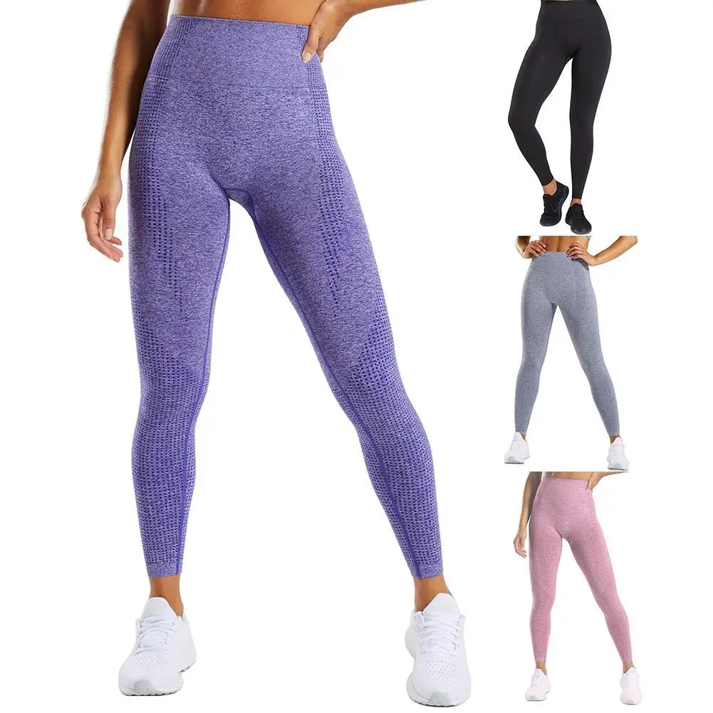 

Women Fitness Elastic Stacked Leggings Sweatpants High Waist Pants Trousers Women Sweat Pants Running Leggings Workout Pants