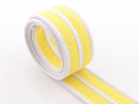 yellow striped webbing ribbon bag strap handbag ribbon strap thick lanyard ribbon purse strap cotton ribbon strap