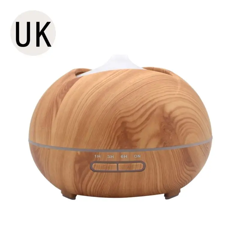 

300ml Fragrance Essential Oil Diffuser Wood Grain Air Humidifier for Home Office