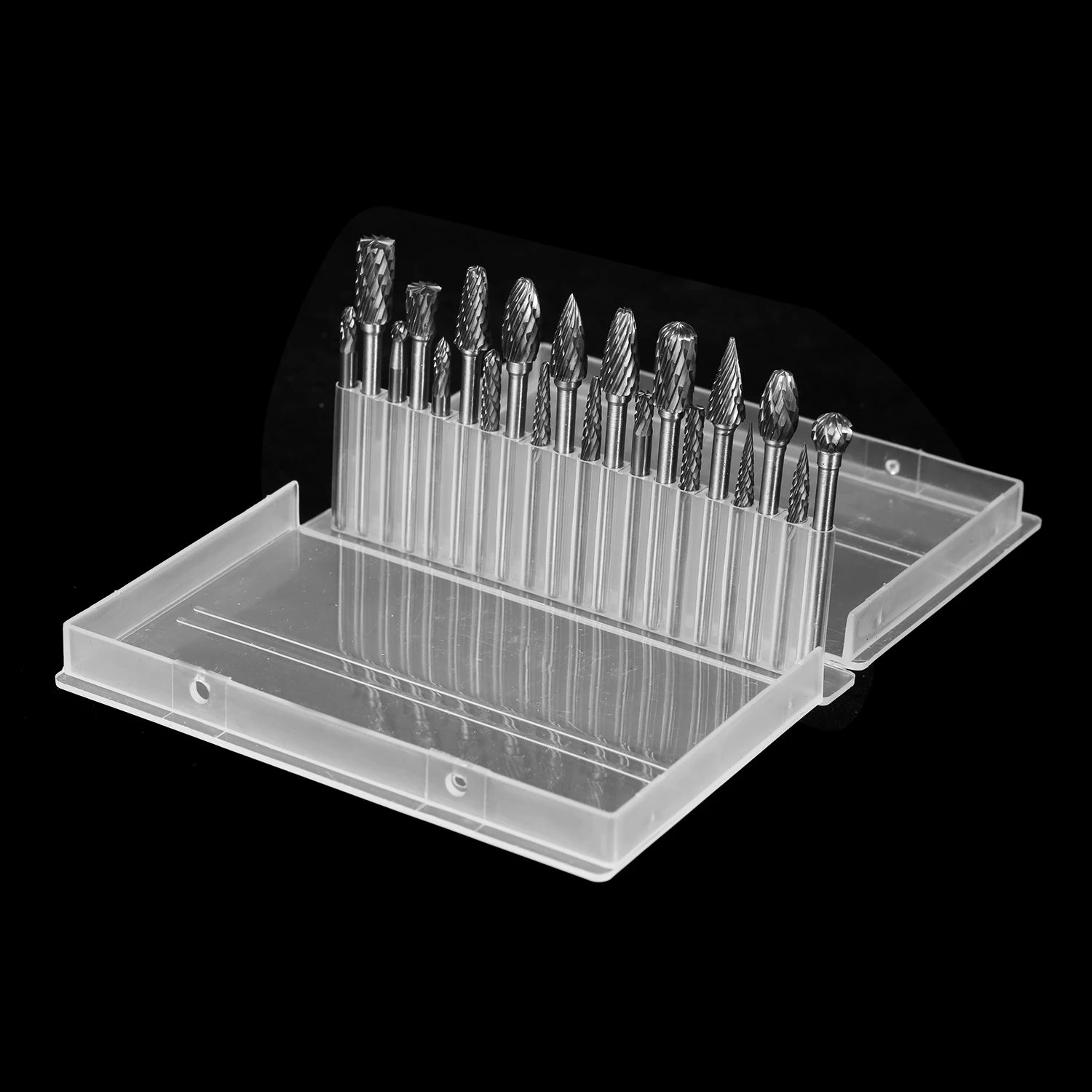 

20pcs Double Cut Carbide Rotary Burr Set Tungsten Steel Rotary Files Die Grinder Bits for Woodworking Drilling Metal Engraving