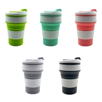 wick and his pets silicone folding insulated water cup travel outdoor telescopic mug leisure coffee cup drink juice cup