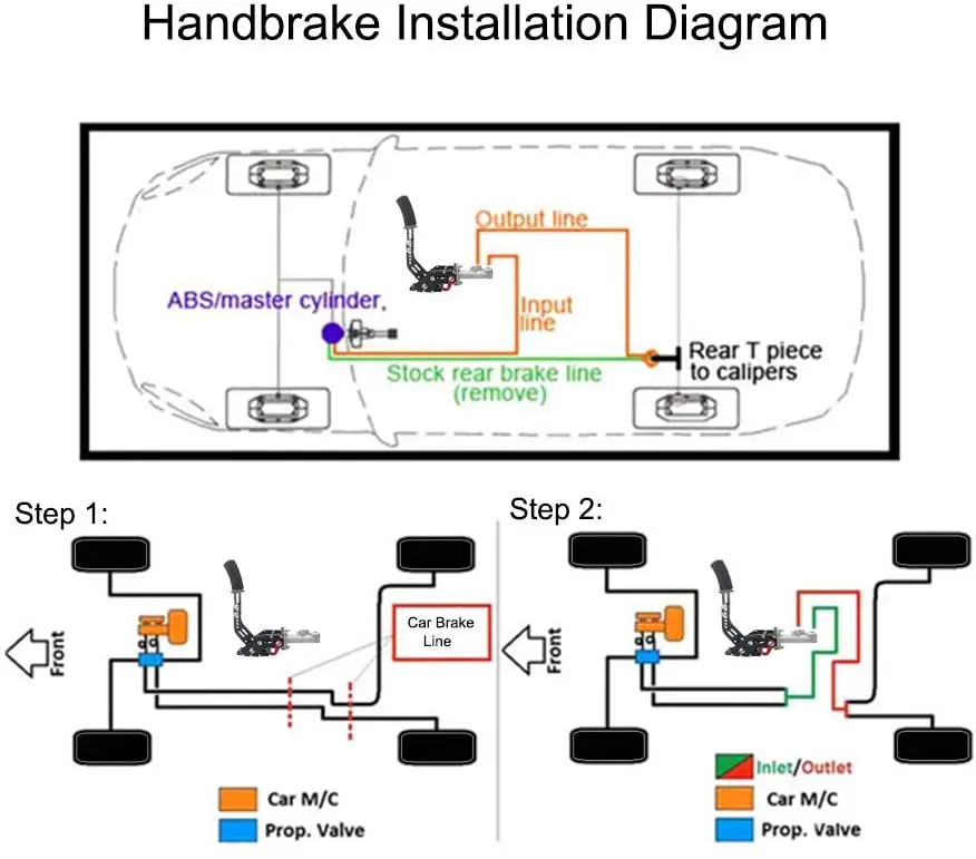 LZONE Racing алюминиевый универсальный гидравлический рычаг ручного тормоза Drift