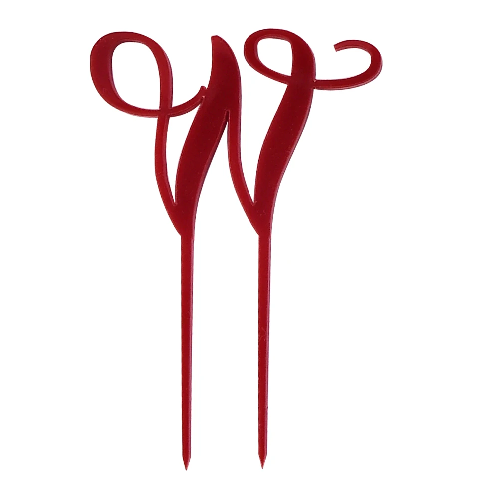 12 шт. деревянные акриловые топперы для торта | Дом и сад