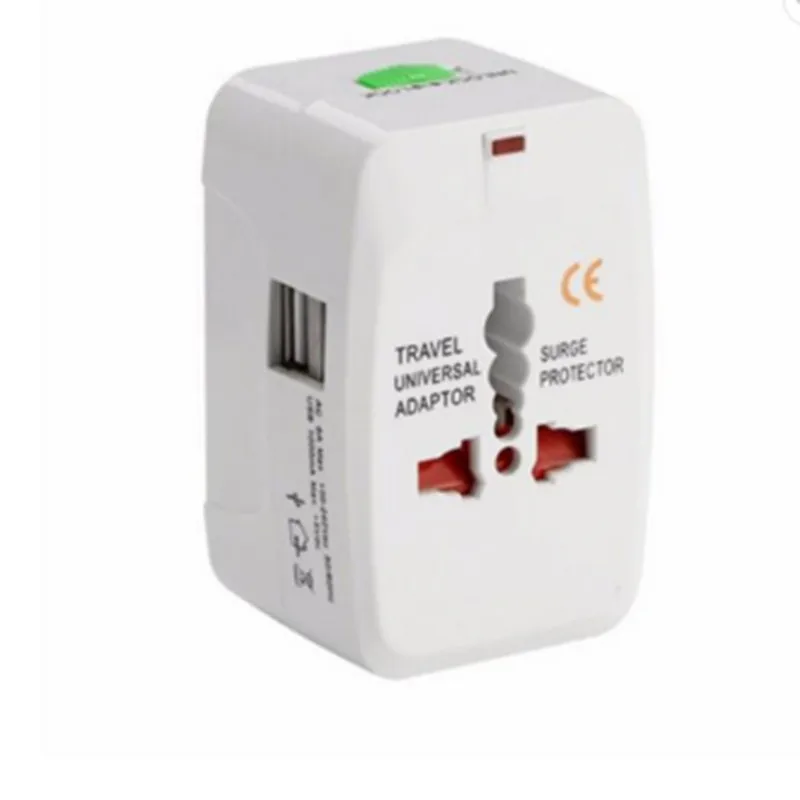 Переходник для электрической розетки адаптер международного путешествия USB