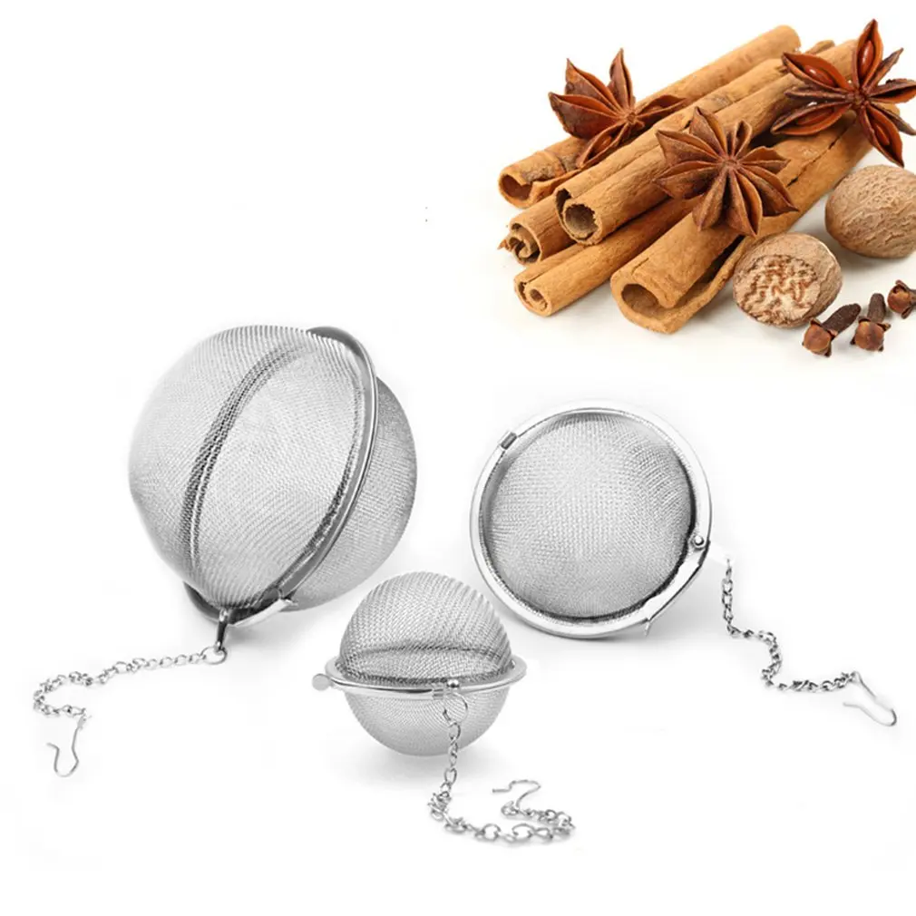

1 Pc Rvs Thee Zetgroep Sphere Locking Spice Tea Ball Zeef Mesh Zetgroep Thee Filter Theepot Keuken Gereedschap Theezeef