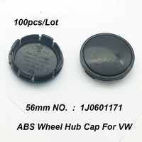 100pcs car wheel rim accessory wheel hub cap 56mm 2 2inch abs blackblue 1j0601171 for passat b6 b7 cc mk5 mk6 tiguan