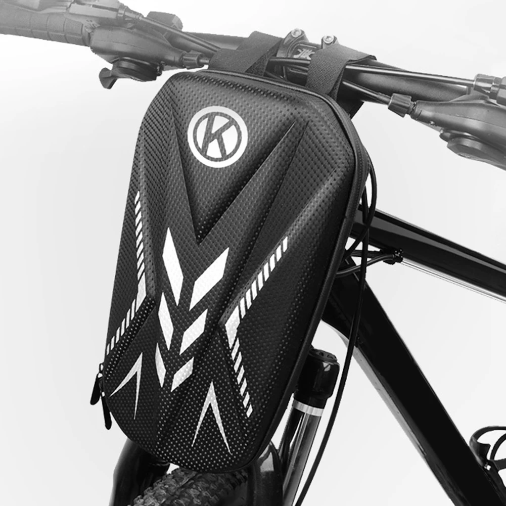 

Large Capacity Hard Shell Bicycle Cycling Handlebar Bag with Reflective Strips for Outdoor Cycle Biking Entertainment