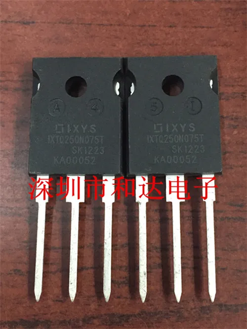 

5pcs IXTQ250N075T TO-247