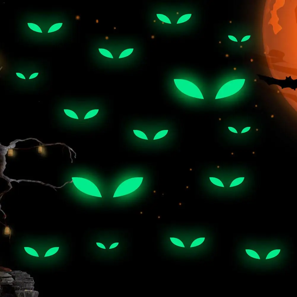 1 комплект Хэллоуина флуоресцентная лампа для пылесоса обои плакат светится в