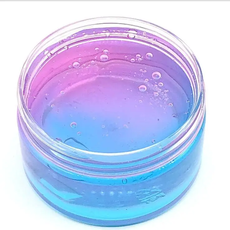 150ML Afdswg Sticky Squishy Slime Crystal Mud Glaseado Lake Transparent Mud Decompression Toy Squishy's Squishies Toy Extrusion - Цвет: 150ML