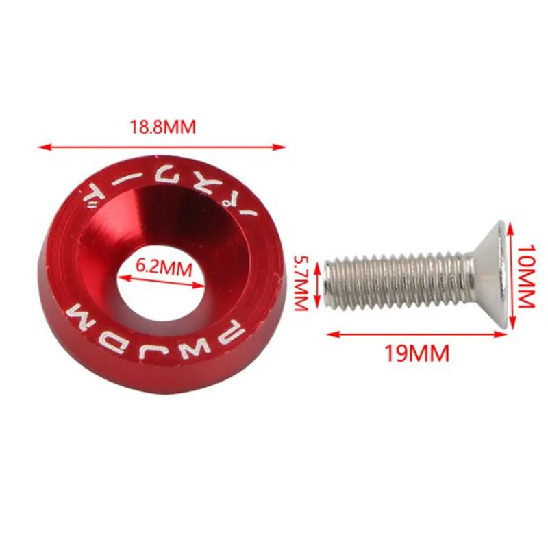 10 шт. автомобильный бампер двигатель вогнутые винты автостайлинг для Lifan X60 Cebrium