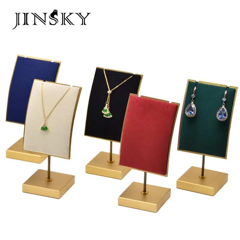 Creative Necklace Shelf Metal Alloy Pendant Jewelry Display Props Storage Counter Display Decoration