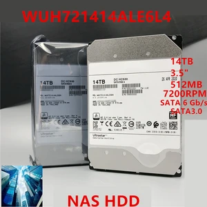 New Original HDD For WD Brand 14TB 3.5  SATA 6 Gb/s 512MB 7200RPM For Internal HDD For Enterprise Class HDD For WUH721414ALE6L4