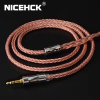 nicehck c16 3 16 cores high purity copper cable 3 52 54 4mm plug mmcx2pinqdcnx7 pin for c12 zsx zax tfz bl 03 nx7 mk3 lz a7