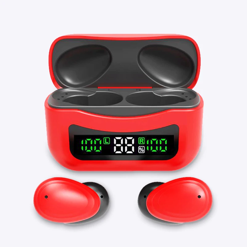 Беспроводные Bluetooth-наушники TWS с большим экраном и цифровым дисплеем