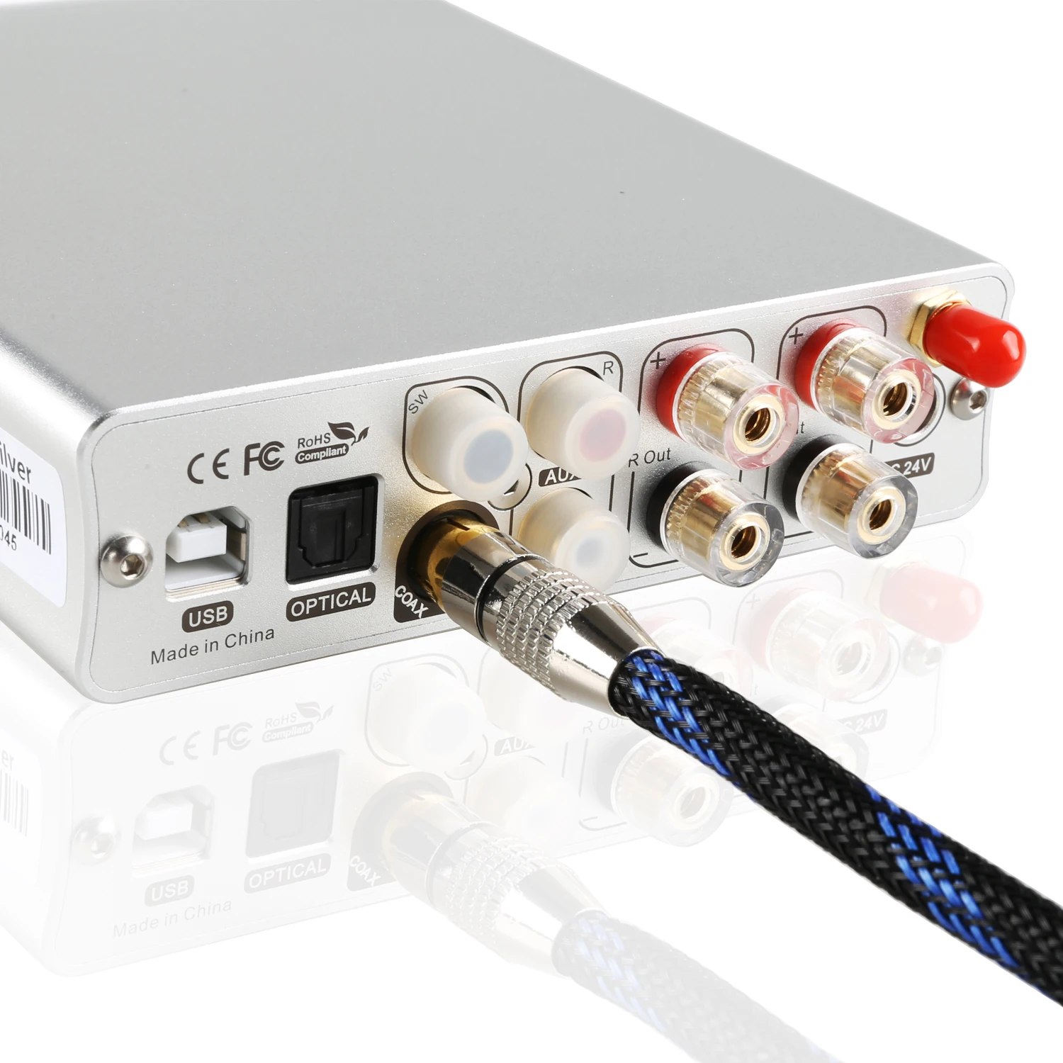 Цифровой аудио коаксиальный кабель OD8.0 6 0 Премиум Стерео динамик Hifi сабвуфер RCA AV