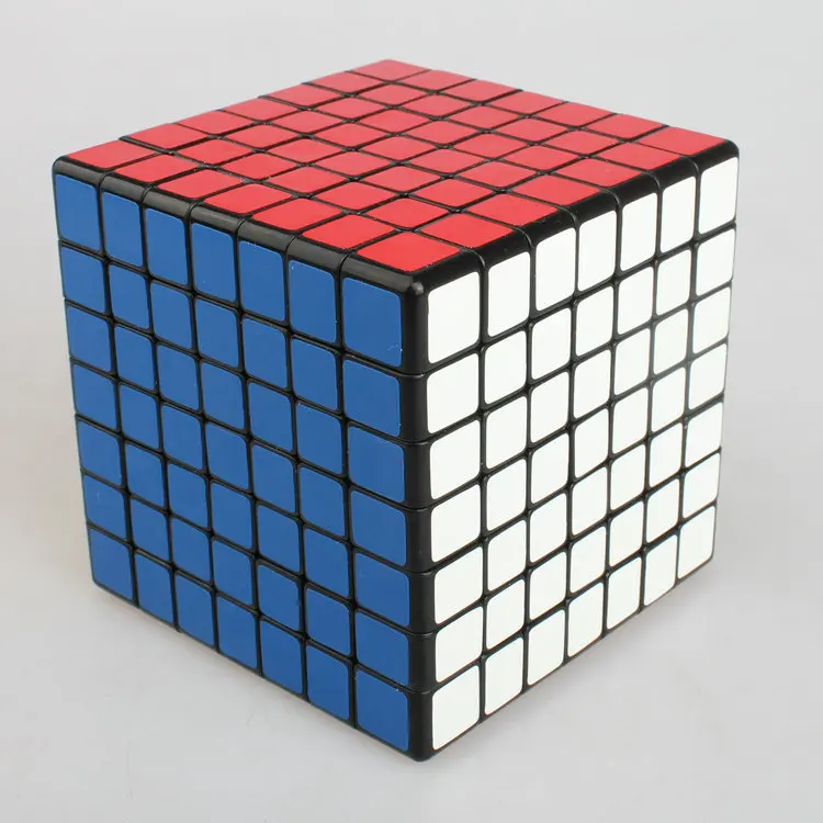 Holy hand-cubo de la s&eacute;ptima Orden, cubo cuadrado de 7x7x7, cubo de la s&eacute;ptima orden con pegatina de fondo negro-1