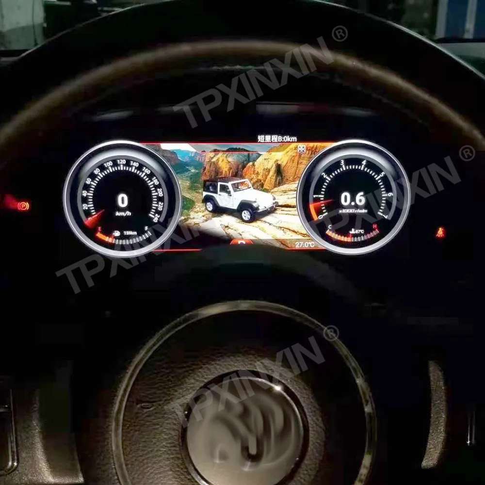 2 + 32G для Jeep Wrangler 2010 2017 Android 9 0 панель приборной панели автомобиля кластер