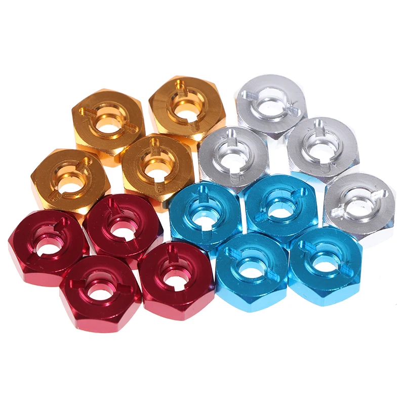

4pcs For Wltoys 144001 1/14 RC Car Spare Parts Metal Upgrade Hexagonal Combiner
