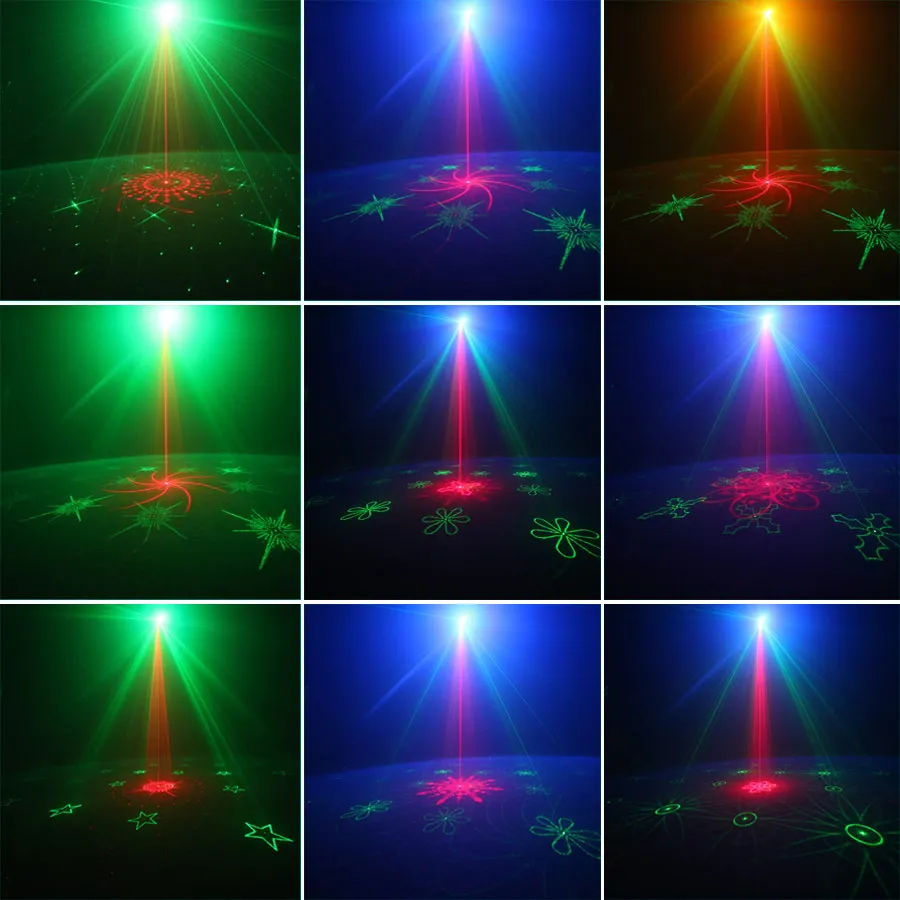 ESHINY Stars/24/40/64 Patterns DJ Laser Light Disco Party R&ampG Projector RGB LED Bar Magic Dance stage lighting Sky Mini USB Z4N7 | Лампы и