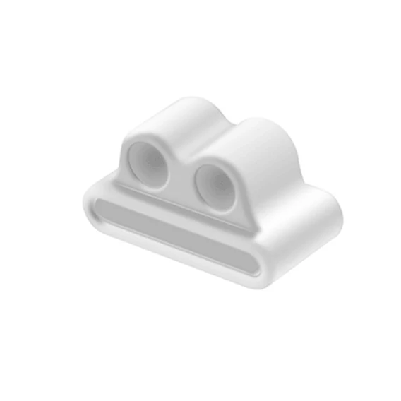 Белый Чехол-подставка для Apple watch series 3 2 1 airpods с силиконовым зажимом и защитой от потери на крючке iwatch4 - Цвет: Белый