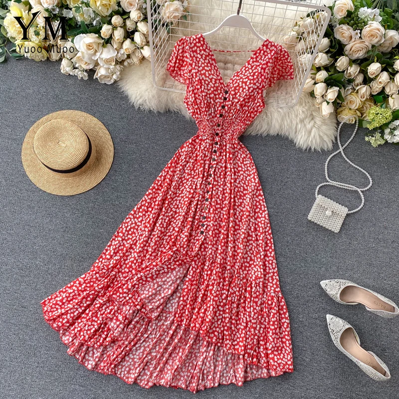 YuooMuoo Новое поступление 2020 сексуальное длинное платье с открытой спиной