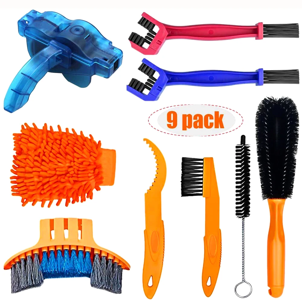 

Bicycle Chain Cleaner Scrubber Brushes Mountain Wash Tool Set Bike Cycling Cleaning Kit Bicycle Repair Tools Bicycle Accessories