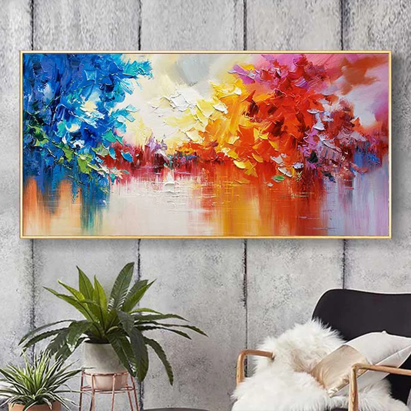 100%Handpainted Modern Abstract Oil Paint On Canvas Art Oil Painting Gift Home Decor Living Room Wall Adornment Picture FreeShip