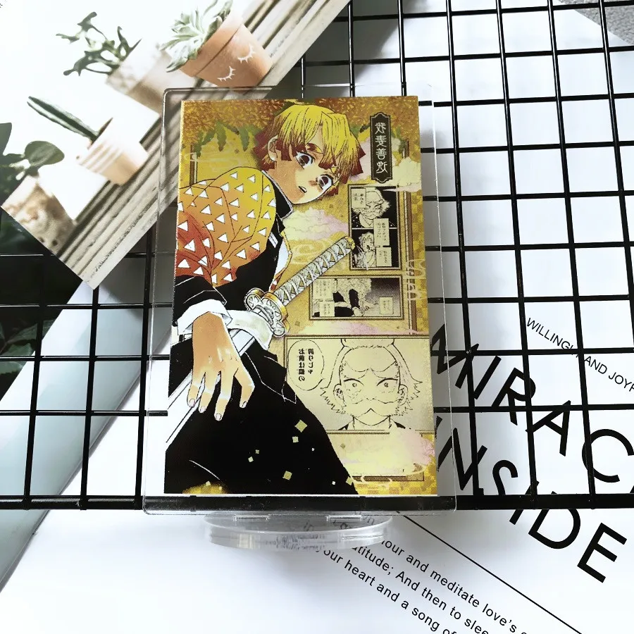 

Demon Slayer: Kimetsu No Yaiba Acrylic Stand Model Toys Nezuko Zenitsu Anime Figure Rengoku Decoration Action Diy Collectible