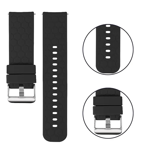 Силиконовый текстурный браслет ремешок для Huami AMAZFIT GTR 47 мм Смарт-часы Аксессуары для samsung gear classic/frontieR 3