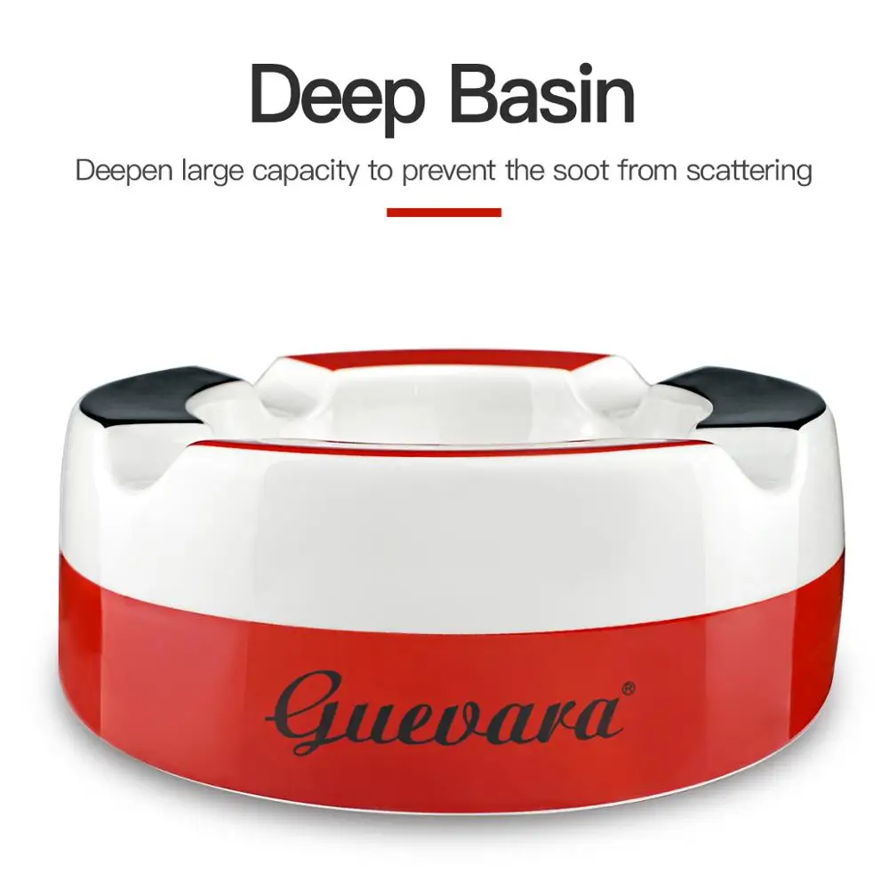 Керамическая пепельница для сигар Guevara 4 сигареты портативные пепельницы гаджеты