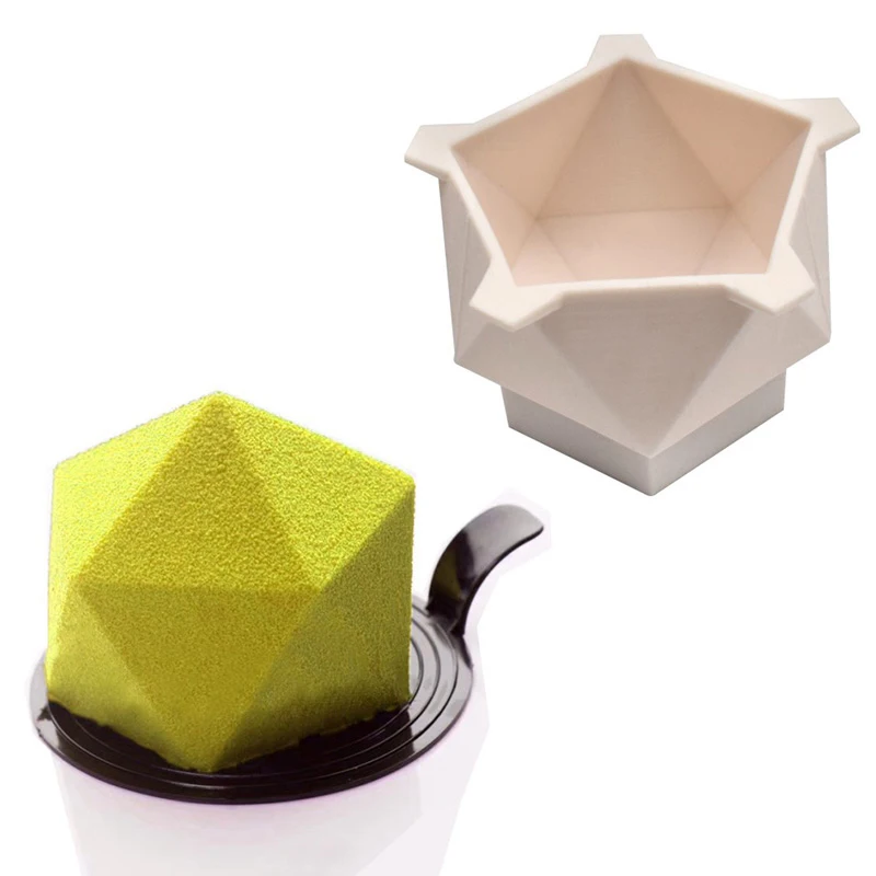 Силиконовые формы 3D для торта геометрические десертов выпечки Jello мусс