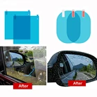 Защитная пленка для зеркала заднего вида автомобиля, противотуманная, непромокаемая, 2 шт.