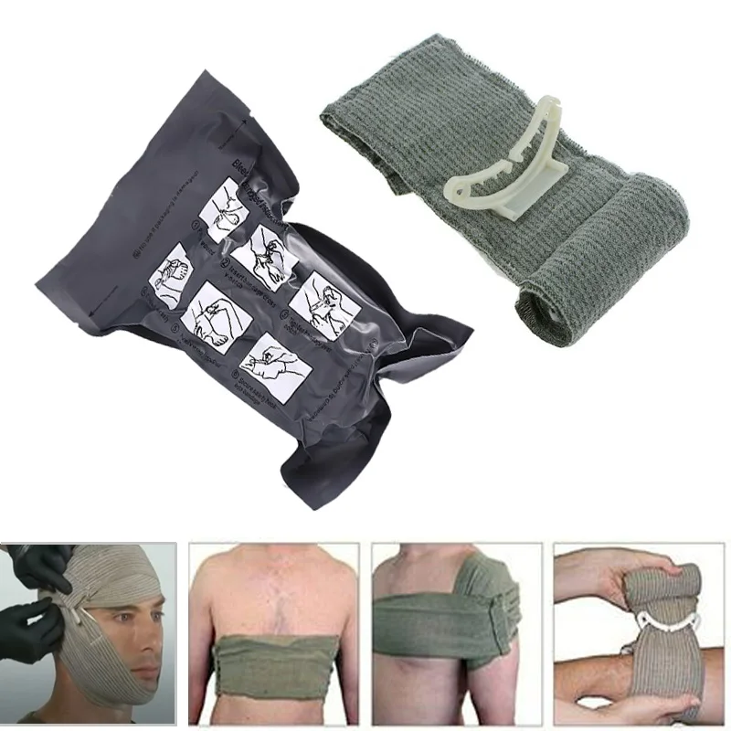 wound battle medic survive Israeli dressing rescue bandage care combat emergent urgent gauze trauma army aid wrap Compress first | Спорт и