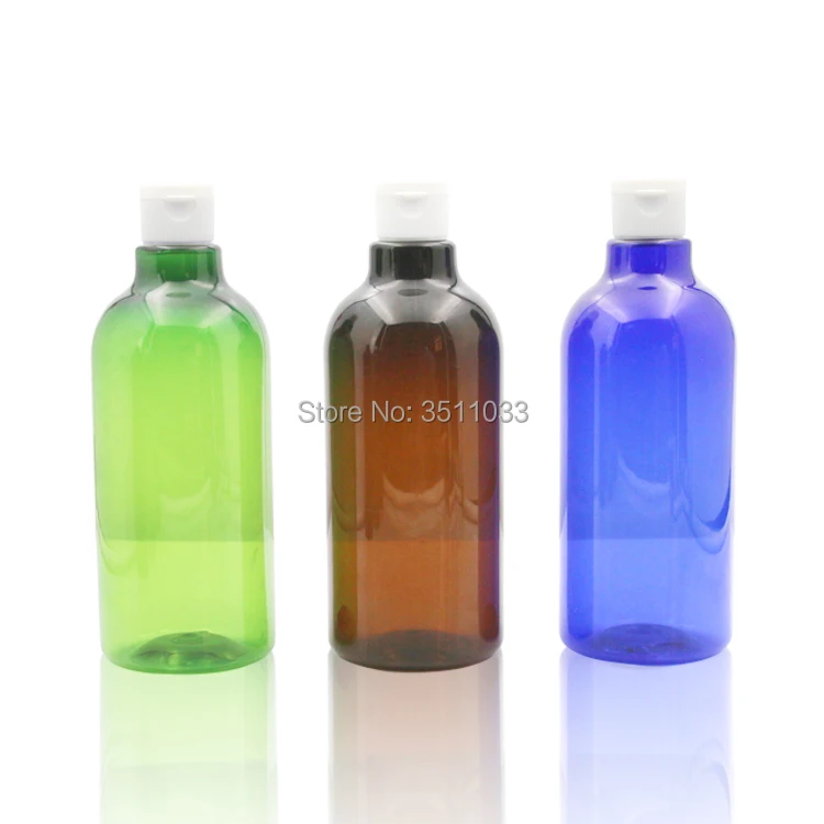 10 шт. прозрачные пластиковые бутылки для косметики 500 мл|Многоразовые бутылки| |