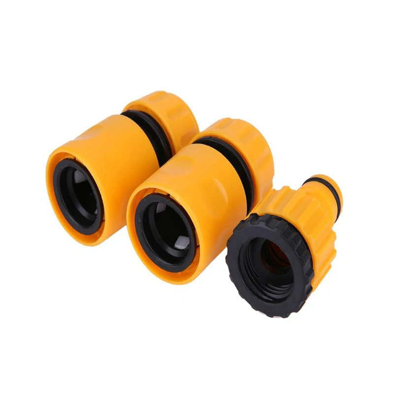3 шт. быстрая водопроводная вода разъем адаптер быстрой переходник 1/2 ''3/4 ''мужской штуцер для садового шланга садовый инструмент водопровод JQ