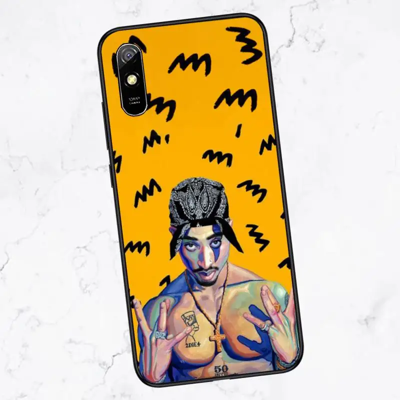 

2pac tupac Phone Case For Xiaomi Redmi Note 4 4x 5 6 7 8 pro S2 PLUS 6A PRO