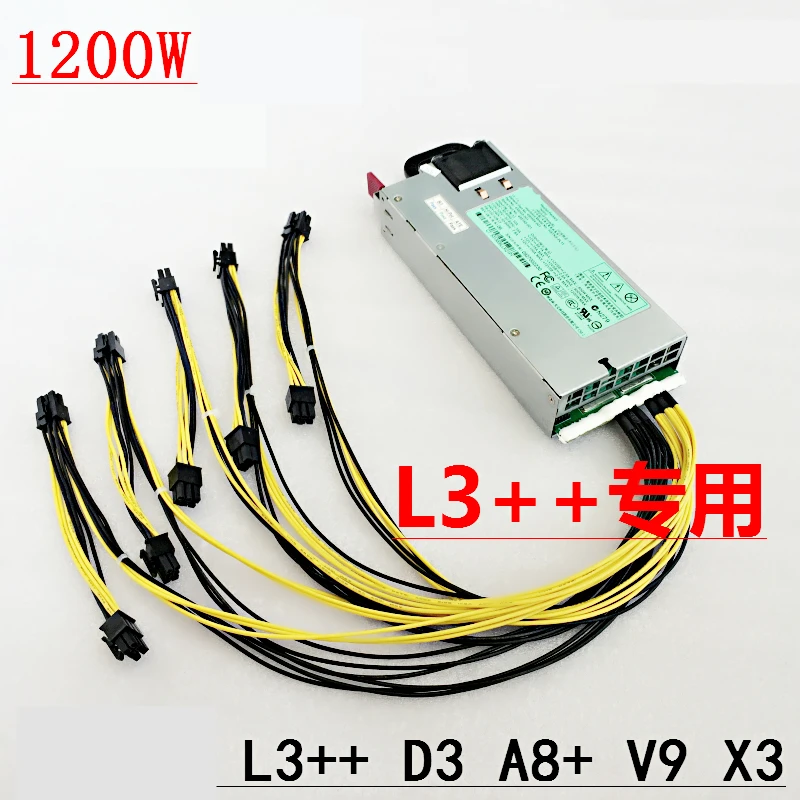 Новый оригинальный блок питания для R4 L3 ++ X3 D3 V9 A8 + 10*6P 1200 Вт HSTNS PL11 490594 001 438203 498152