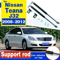 1pair auto hood lift supports shocks gas struts for nissan teana j32 2008 2012 sedan damper hood struts support rod gas struts
