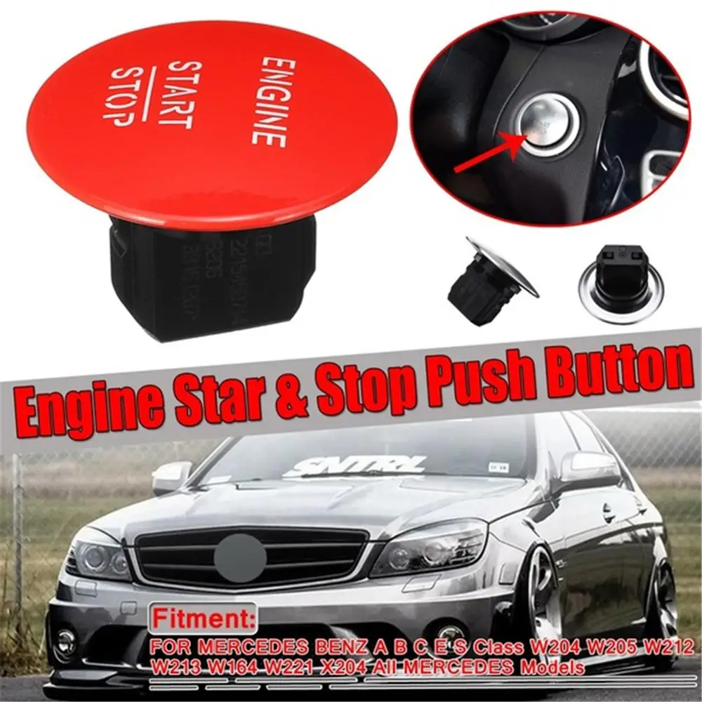 Кнопка запуска и остановки двигателя автомобиля для Mercedes Benz модели W164 W205 W212 W213 W221