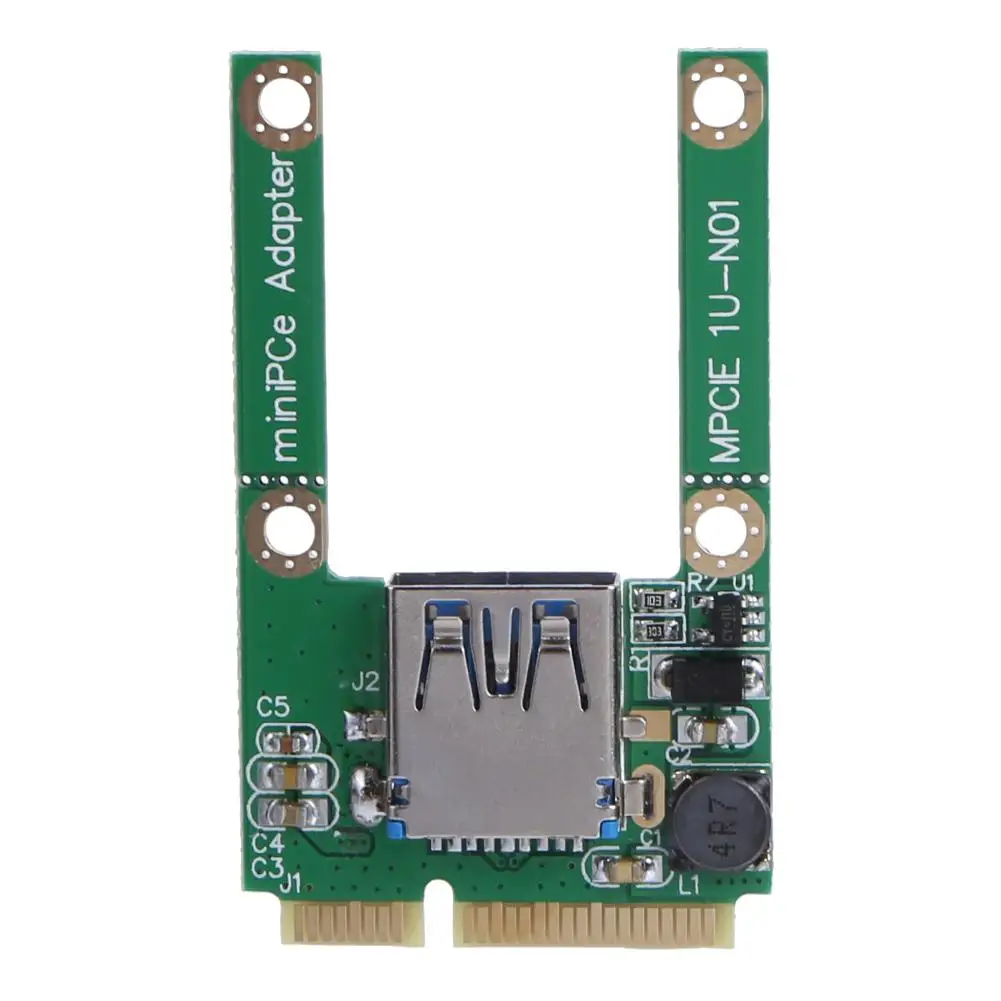 

Mini PCI-E to USB3.0 PCI Express Adapter Card Mini PCI-E to USB 3.0 Expansion Card for Notebook