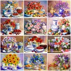 Evershine Алмазная мозаика цветы 5D DIY полная площадь Алмазная вышивка вазы вышивка крестом наборы Алмазная Живопись мак картина стразы хобби и рукоделие