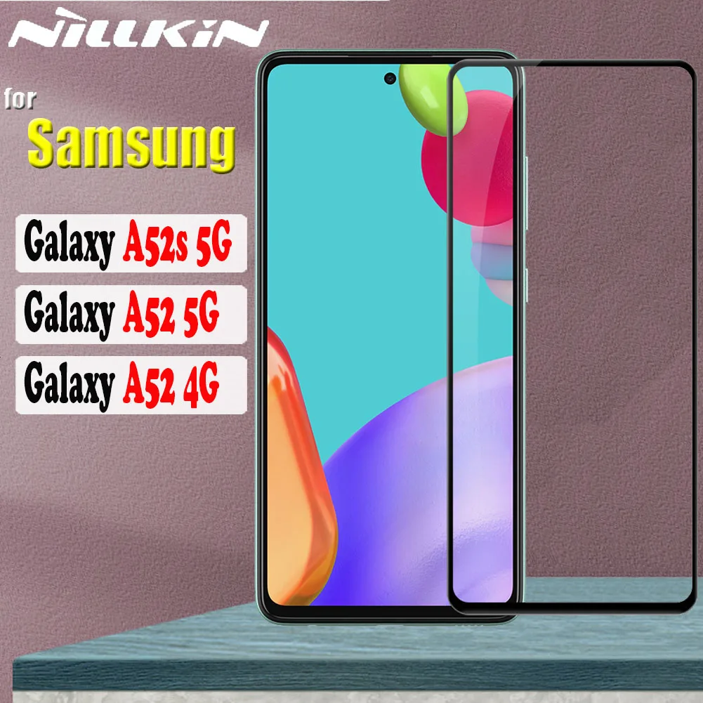 

Закаленное стекло Nillkin с полным покрытием для Samsung Galaxy A52s 5G A52, Защитная пленка для экрана, прозрачное Защитное стекло для A52 4G