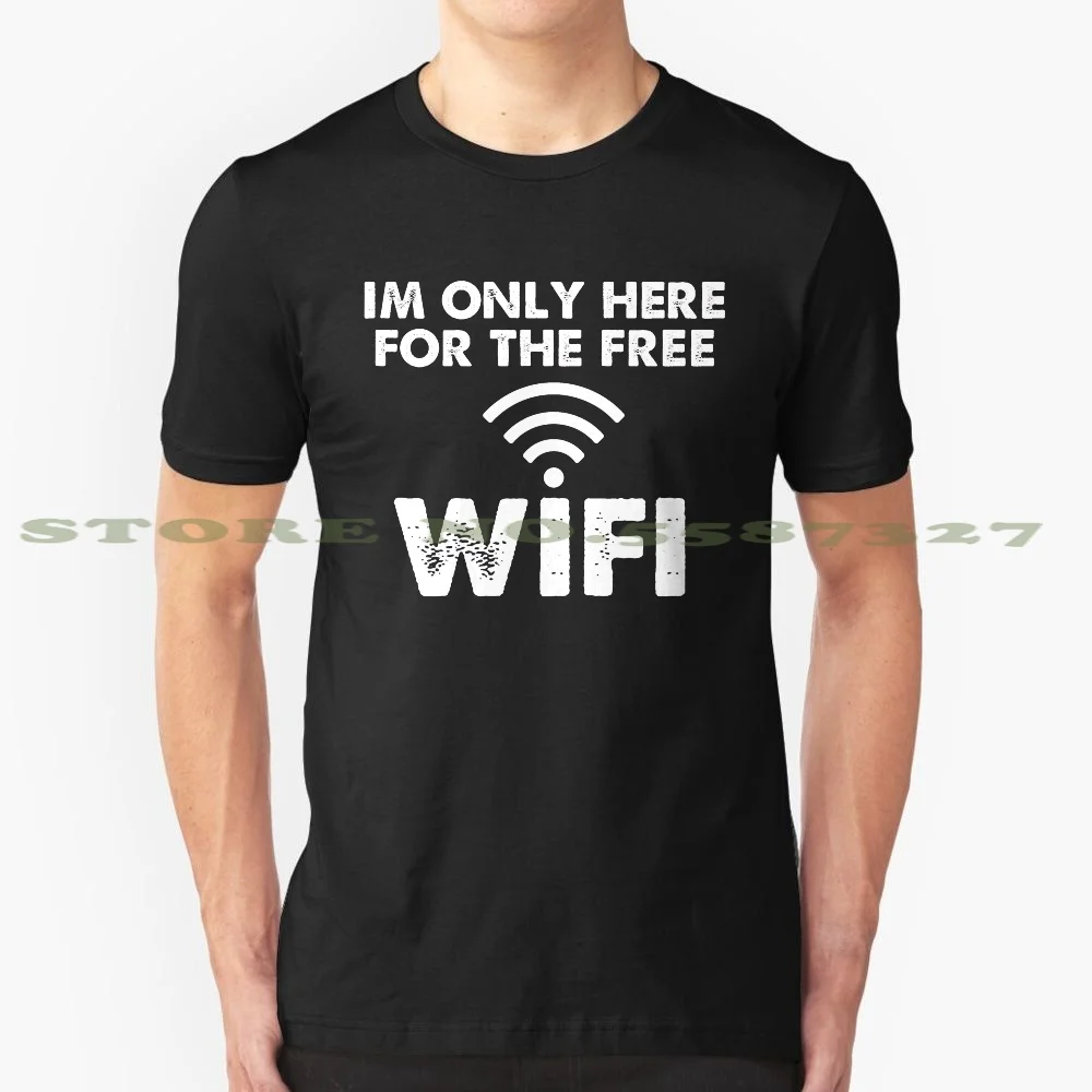 Я только здесь для бесплатного Wi-Fi графического Интернета забавная женская
