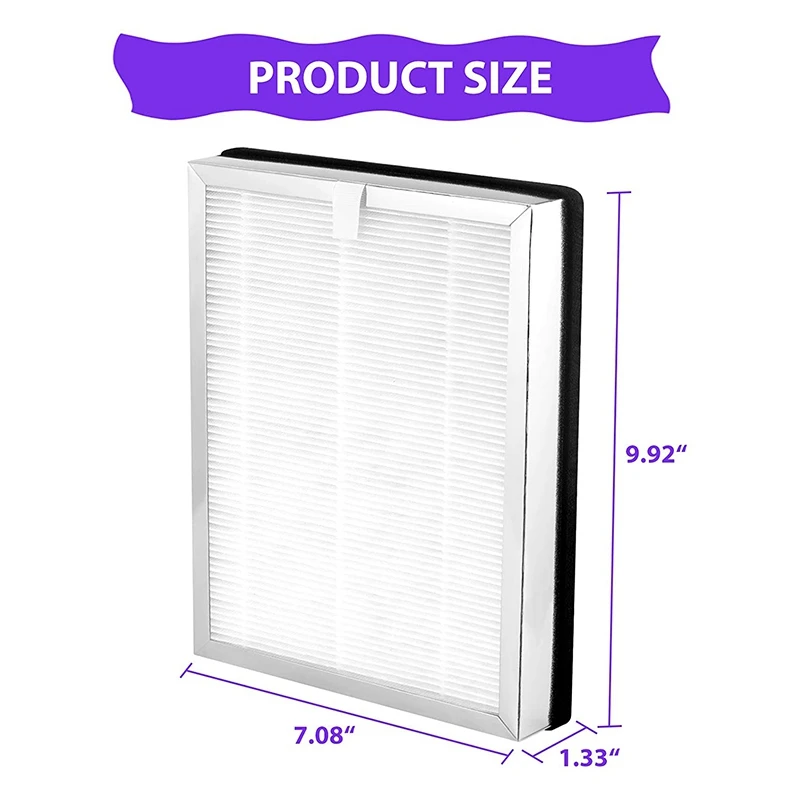 

MA-25 H13 True HEPA Filter for Medify MA-25 Air Purifier, 3-In-1 True HEPA, Activated Carbon and Pre-Filter