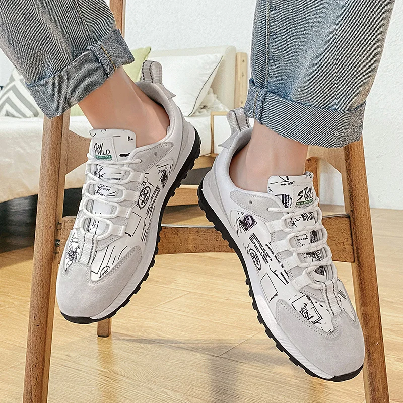 

Men Skateboarding shoelaces for sneaker casual Flat sport shoes for men with free shipping