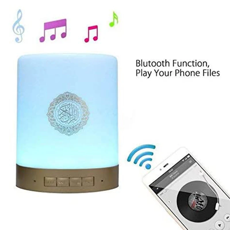 8G Bluetooth Коран динамик книга с ручкой светодиодный пульт дистанционного